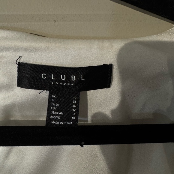 Club L London White Long Sleeve Dress - Picture 2 of 3